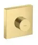 AXOR-HG-AXOR-ShowerSolutions-Thermostatmodul-120-120-Unterputz-eckig-Brushed-Brass-10755950 gallery number 1